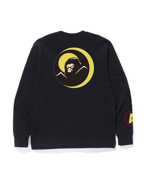 T Shirts Bape Shadow L/S Noir Homme | IXD-72058147