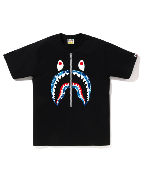 T Shirts Bape ABC Camo Shark Noir Homme | LWA-08440697