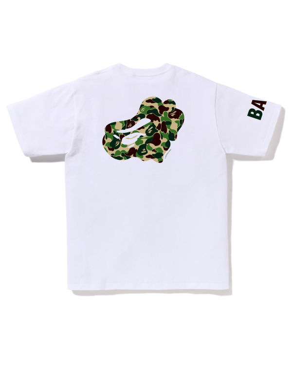 T Shirts Bape ABC Camo Blanche Homme | FES-42389022