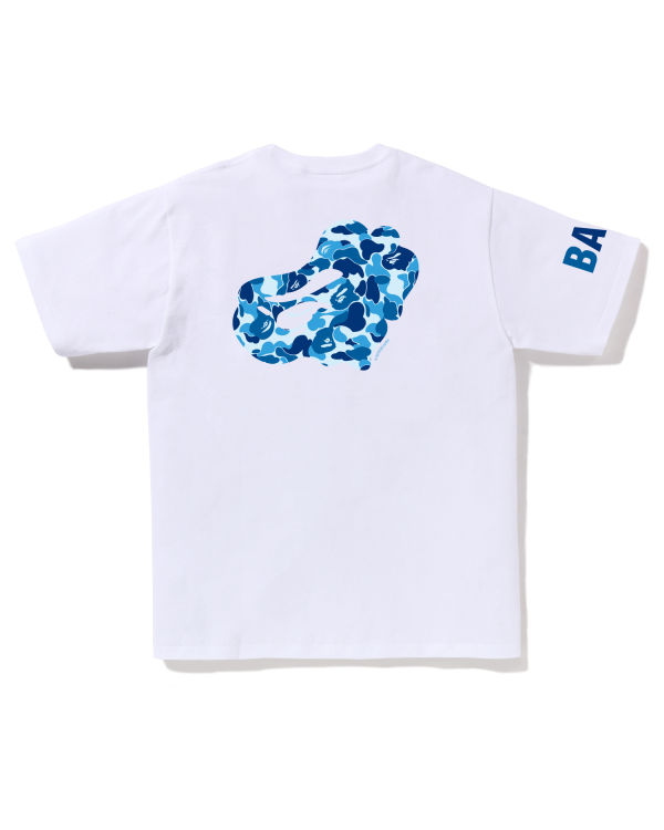 T Shirts Bape ABC Camo Blanche Homme | VAB-10186238