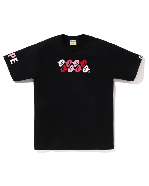 T Shirts Bape ABC Camo Noir Homme | ZDE-67254407