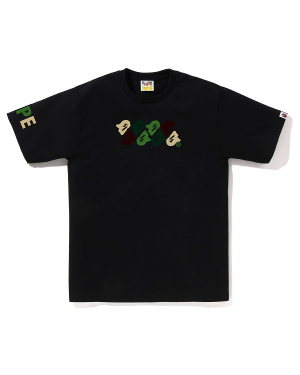 T Shirts Bape ABC Camo Noir Homme | LUK-73782089