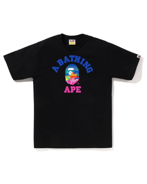 T Shirts Bape Sunset Beach Noir Homme | KZR-44955160