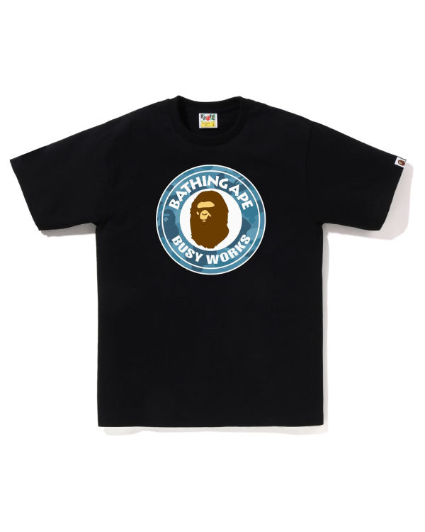 T Shirts Bape Honeycomb Camo Busy Works Noir Homme | BQM-83264988