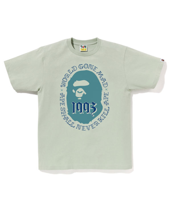 T Shirts Bape Ape Head 1993 Bleu Clair Homme | KPB-79887868