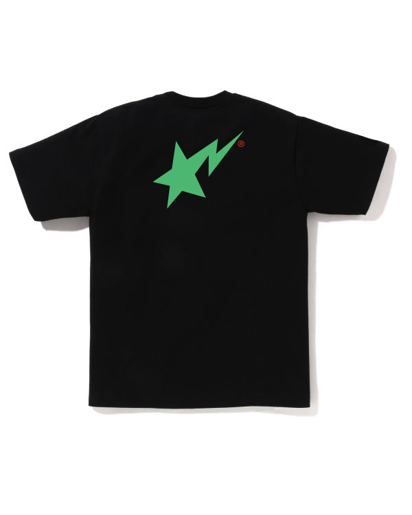 T Shirts Bape Colors STA Logo Noir Homme | LSY-06704450