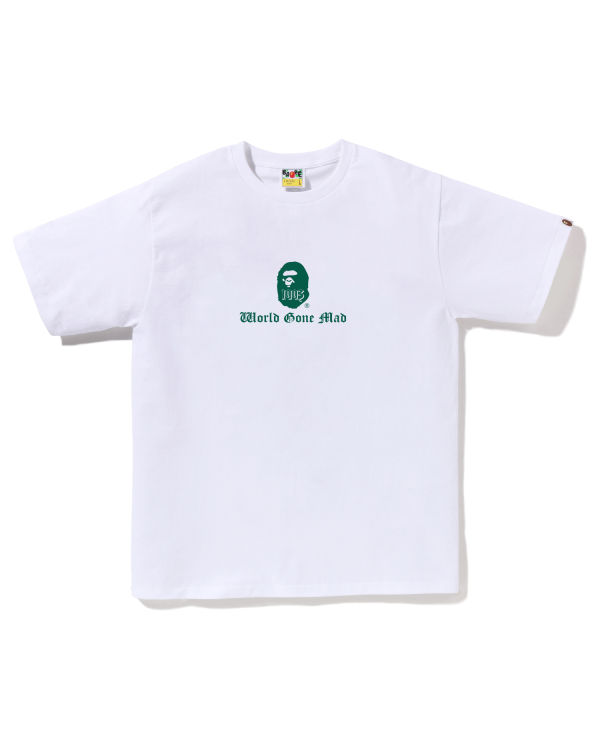 T Shirts Bape A Bathing Ape Logo Blanche Homme | PAI-25056854