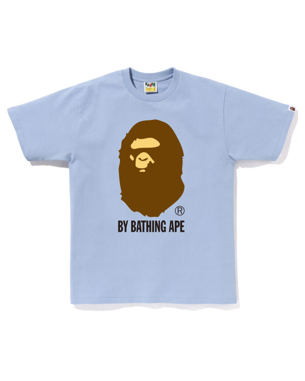 T Shirts Bape By Bathing Ape Bleu Homme | IEL-05754598