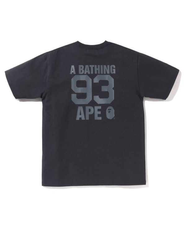 T Shirts Bape Logo Grise Foncé Homme | LNI-44683913