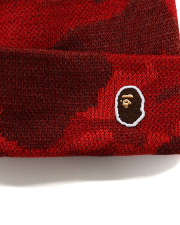 Casquettes Bape Color Camo Rouge Clair Homme | OLO-57544850