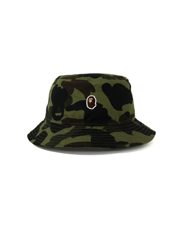 Chapeaux Bape New Era 1st Camo Bucket Vert Homme | JUY-75562905