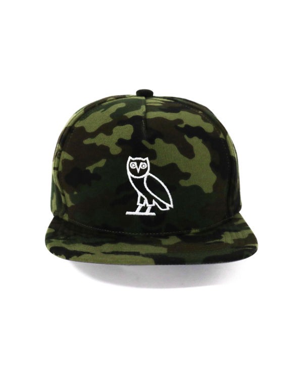 Casquettes Bape X OVO Woodland Camo Snapback Vert Homme | MFR-89761182