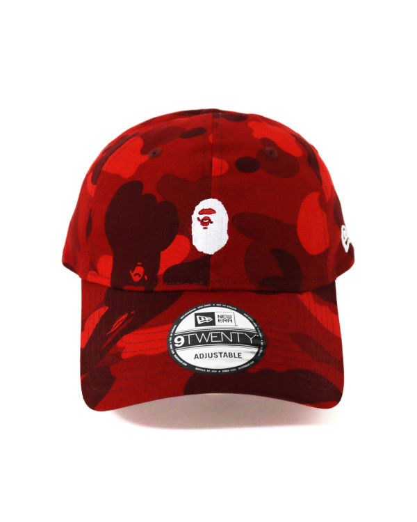 Casquettes Bape New Era Color Camo Ape Head 9twenty Rouge Clair Homme | PBJ-79737262