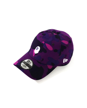 Casquettes Bape New Era Color Camo Ape Head 9twenty Violette Homme | GBR-56749256