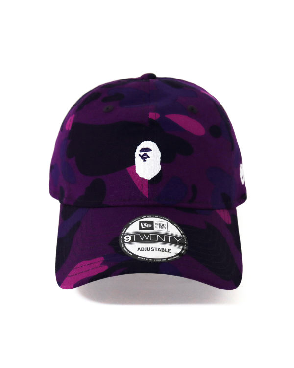 Casquettes Bape New Era Color Camo Ape Head 9twenty Violette Homme | GBR-56749256