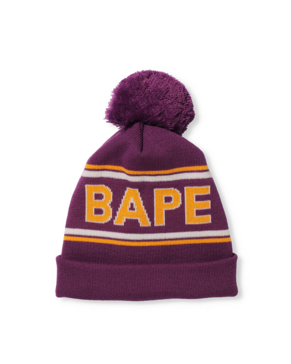 Casquettes Bape Knit Violette Homme | HLM-45447398