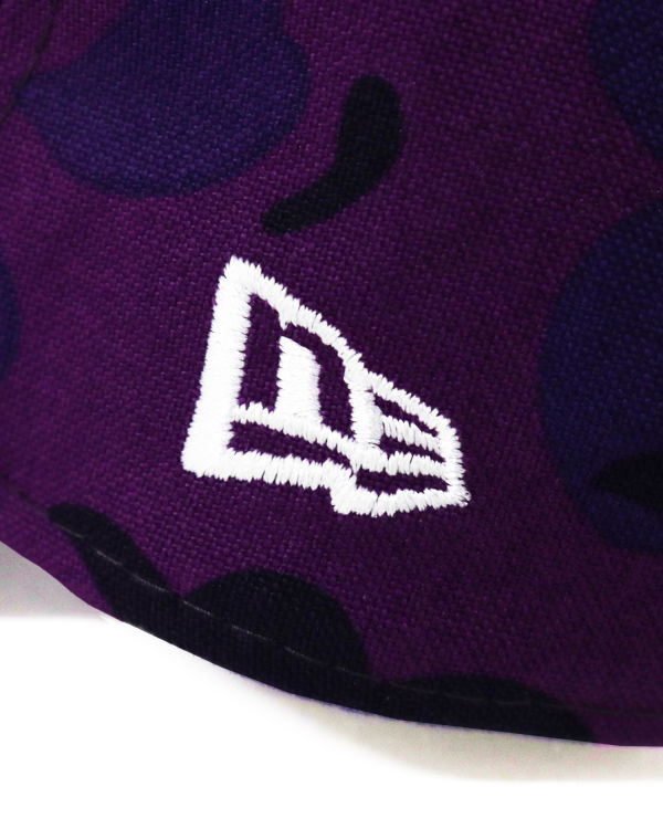 Casquettes Bape New Era Color Camo Ape Head 9twenty Violette Homme | GBR-56749256