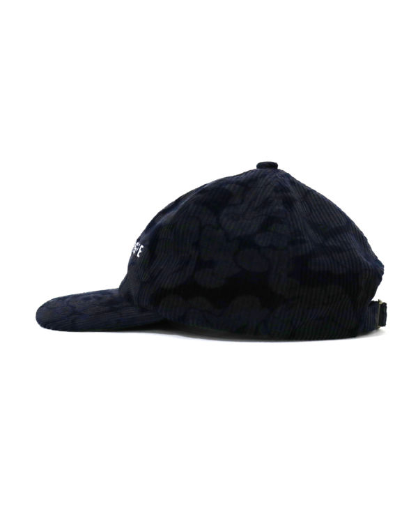 Casquettes Bape Solid Camo Corduroy Panel Bleu Marine Bleu Homme | LSP-06339214