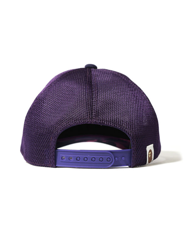 Casquettes Bape X Stussy Trucker Violette Homme | HZL-12647591