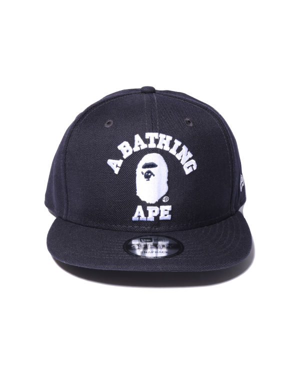 Casquettes Bape College New Era Snap Back Bleu Marine Bleu Homme | XUO-82140772