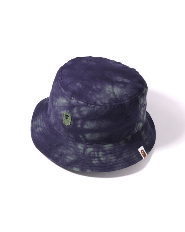 Chapeaux Bape Tie Dye One Point Bucket Violette Homme | SUO-81467875