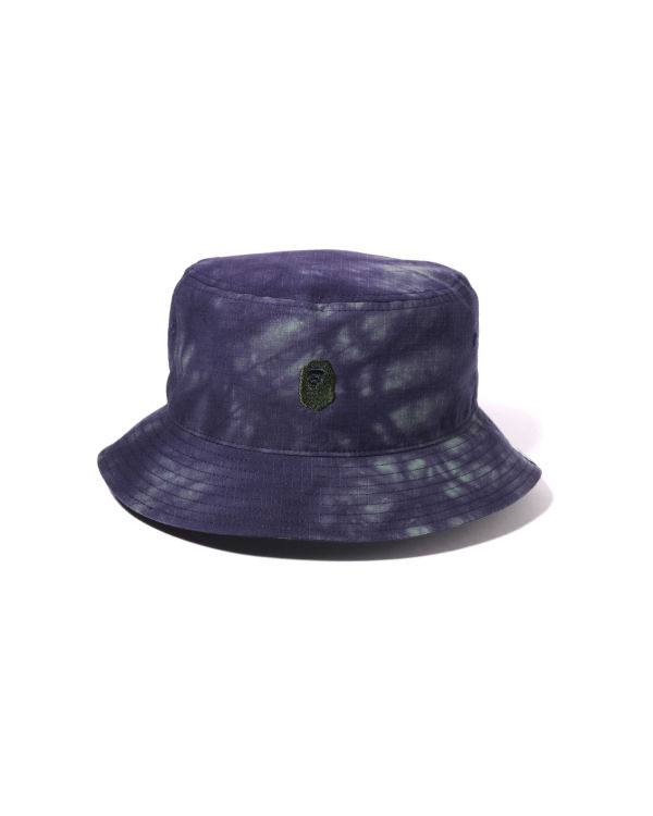 Chapeaux Bape Tie Dye One Point Bucket Violette Homme | SUO-81467875