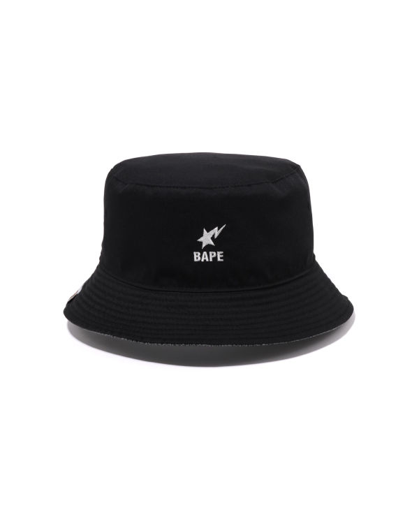 Chapeaux Bape Snake Reversible Bucket Grise Homme | XDC-84630108