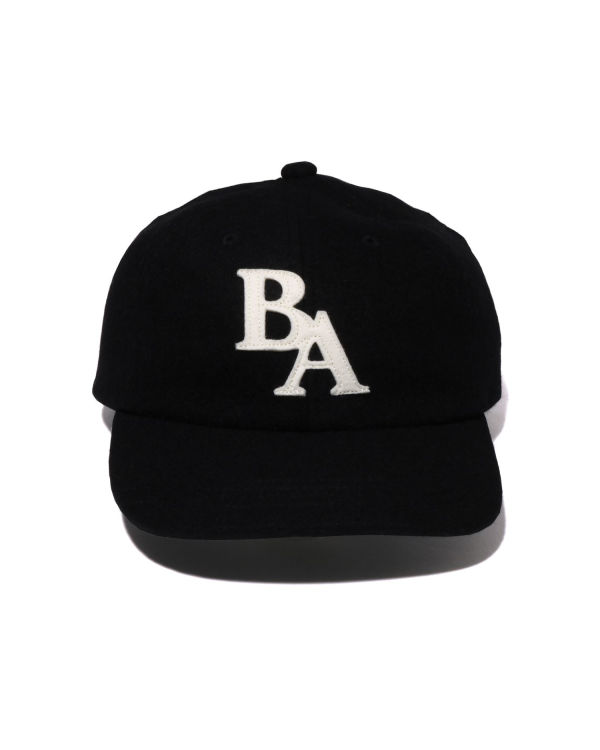 Casquettes Bape Ape Head Melton Panel Noir Homme | OJL-44652605