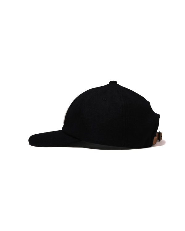 Casquettes Bape Ape Head Melton Panel Noir Homme | OJL-44652605