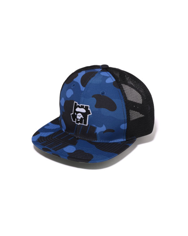 Casquettes Bape X UNDFTD Color Camo Mesh Bleu Marine Bleu Homme | MZM-15774825