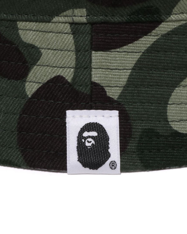 Chapeaux Bape X UNDFTD Color Camo Flannel Bucket Vert Homme | XWG-95855214