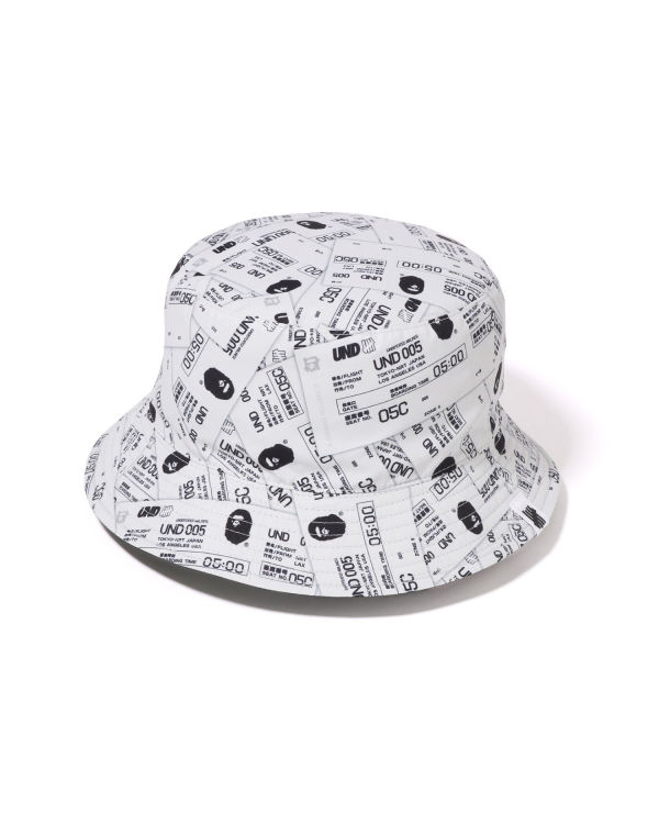 Chapeaux Bape X UNDFTD Color Camo Flannel Bucket Vert Homme | XWG-95855214