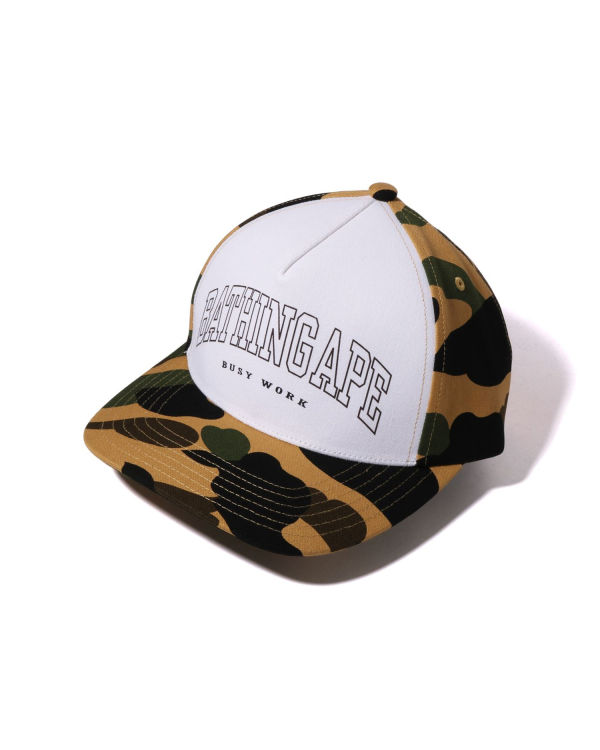 Casquettes Bape 1st Camo Jaune Homme | PPA-95395654