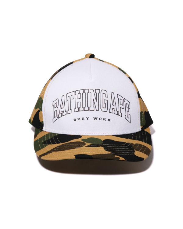 Casquettes Bape 1st Camo Jaune Homme | PPA-95395654