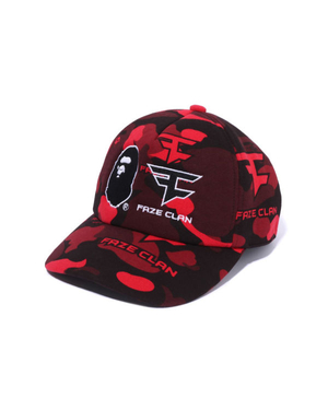 Casquettes Bape X Faze Clan Snap Back Rouge Clair Homme | BRF-52244892