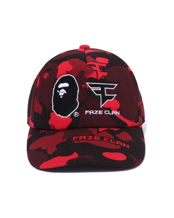 Casquettes Bape X Faze Clan Snap Back Rouge Clair Homme | BRF-52244892