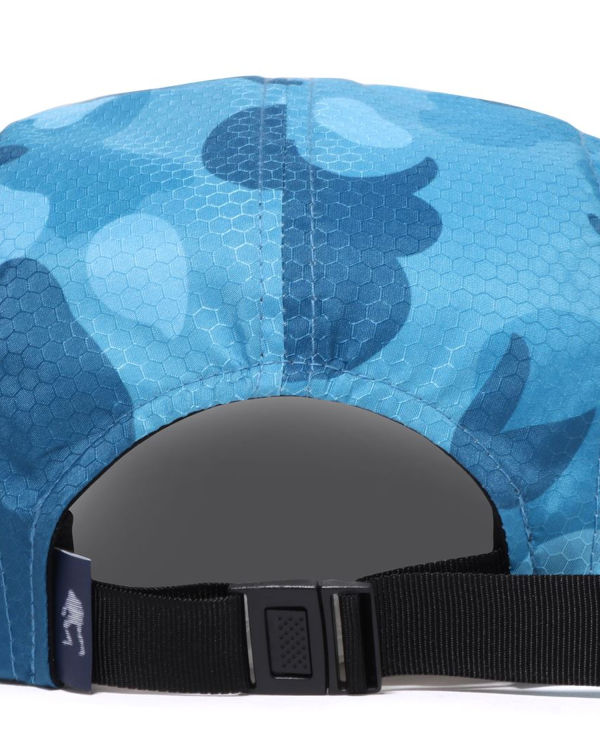 Casquettes Bape Honeycomb Camo Jet Bleu Clair Homme | SHJ-25992119