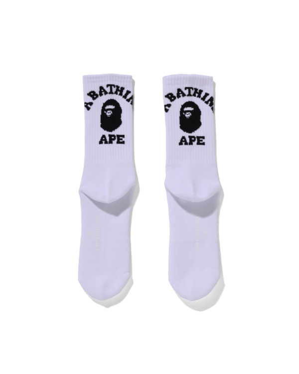 Chaussettes Bape College Noir Homme | ECG-41178793