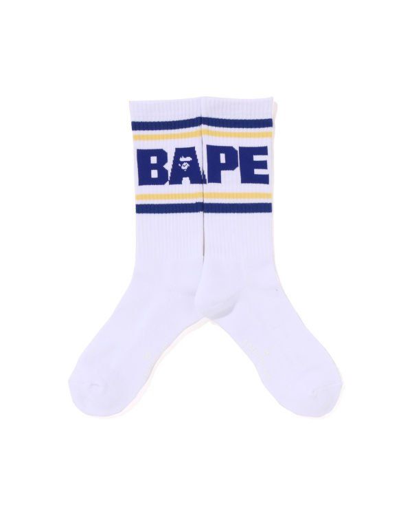 Chaussettes Bape Line Bleu Homme | GBL-18309538