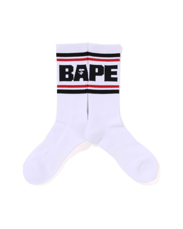 Chaussettes Bape Line Noir Homme | LWR-04603451