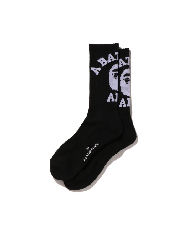 Chaussettes Bape College Noir Homme | HXM-23132182