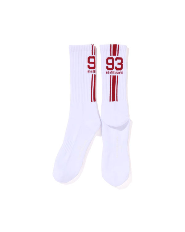 Chaussettes Bape Sports Blanche Homme | XHH-00183419