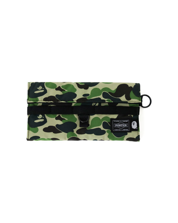 Portefeuilles Bape Porter ABC Camo Long Vert Homme | DEH-38209657