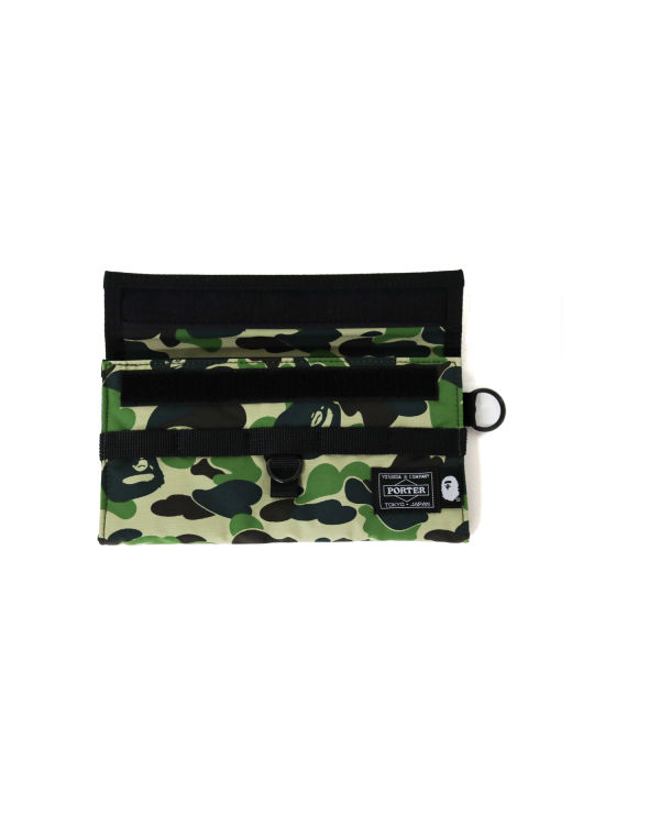 Portefeuilles Bape Porter ABC Camo Long Vert Homme | DEH-38209657