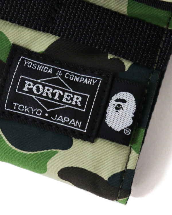 Portefeuilles Bape Porter ABC Camo Long Vert Homme | DEH-38209657