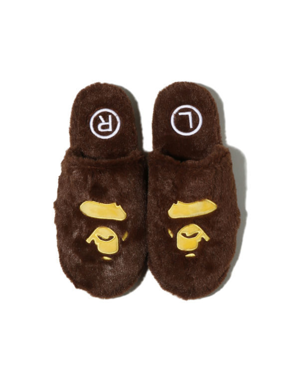 Sandales Bape Ape Head Marron Homme | NZU-74355136