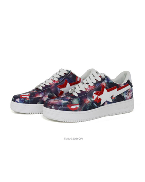 Baskets Bape X Ghostbusters Camo Milo Double Sta? Low Violette Homme | QTO-12313654