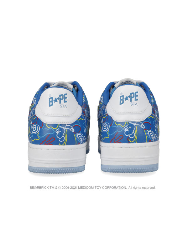 Baskets Bape STA X Medicom Toy Be@R Camo M1 Bleu Clair Homme | WLR-29794764