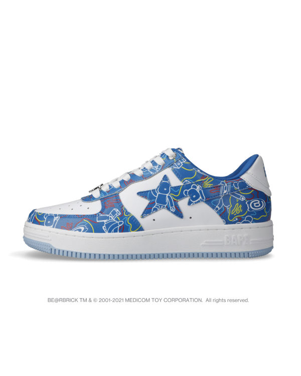 Baskets Bape STA X Medicom Toy Be@R Camo M1 Bleu Clair Homme | WLR-29794764