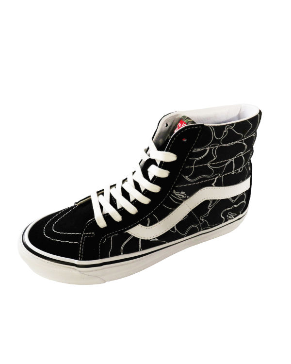 Baskets Bape X Vans Line ABC Camo Sk8-Hi Noir Homme | VZL-83838753